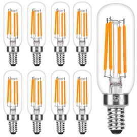 Porbench E12 LED Bulb, 6W E12 Bulb Dimmable (60W Equivalent) with 4000K, Candelabra Light Bulbs with 90+ CRI, No Flicker for Chandeliers,Ceiling Fan,Pendant,Vanity (8Pack)