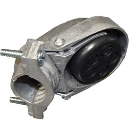 Morris Products Aluminum Service Entrance Cap – Clamp On Caps – For Pulling Service Drop Conductors, Rigid Conduit, IMC, E.M.T. – Heavy Duty Pressure Clamp – Weather Resistant – 2”