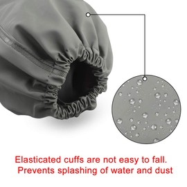 Pond Gloves, Long Rubber Gloves -Waterproof Gloves elbow Length Rubber Gloves, 25-inch Drain Cleaning Gloves,Extra Long Sleeve Full Arm Gloves for Women/men(Red, L)