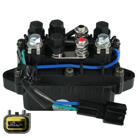 Boat Power Tilt Trim Solenoid 2 Pin 63P-81950-00-00 Compatible with Yama-ha Outboard 4 Stroke Engine F150 F250 40HP 50HP 60HP 75HP 90HP 115HP 150HP 200HP 225HP 250HP TRM6003