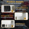 2 Pack Left & Right Hood Bracket Fit for Peterbilt