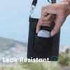 Hydrte Flat Travel Water Bottle | Leak Proof Slim Flask