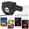 97mm x 33mm BBQ Fan 12V Blower with 110V/120V Variable