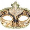 Retro Italian Venetian Zombie Halloween Masquerade Party Mask One Size/Blue 10ea