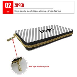 chaqlin Boho Style Elephant Print Leather Wallet for Womens Ladies Fashion Party Totebags Money Bags Travel Phone Slim Credit Card Holder Purse