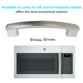 Huoptl Microwave Door Handle WB15X26821 Replacement for General Electric Microwave Parts PNM9216SK1SS, PNM9216SK2SS, PNM9216SK3SS, PVM9179EK1ES, PVM9179EK2ES, PVM9179EK3ES