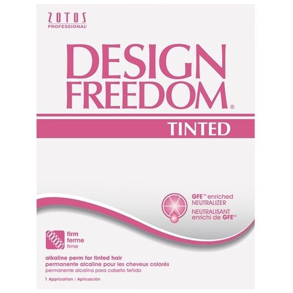 SP-971123 SALON BEAUTY ZOTOS DESIGN FREEDOM TINTED ALKALINE HAIR PERM