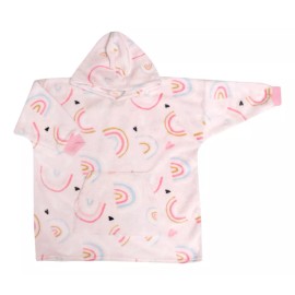 Chiqui Mundo Sudadera Cobija Afelpada Niña Arcoiris Calientita Suave