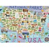 Ceaco - National Parks Map - 500 Piece Jigsaw Puzzle