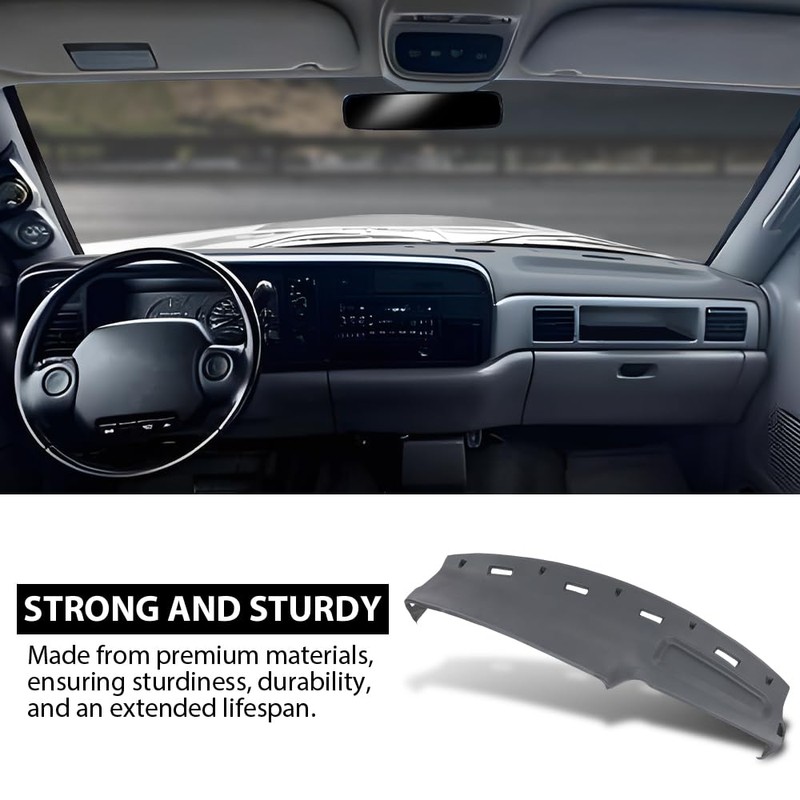 G-PLUS TPE Dash Cover Dashboard Compatible with Dodge Ram 1500