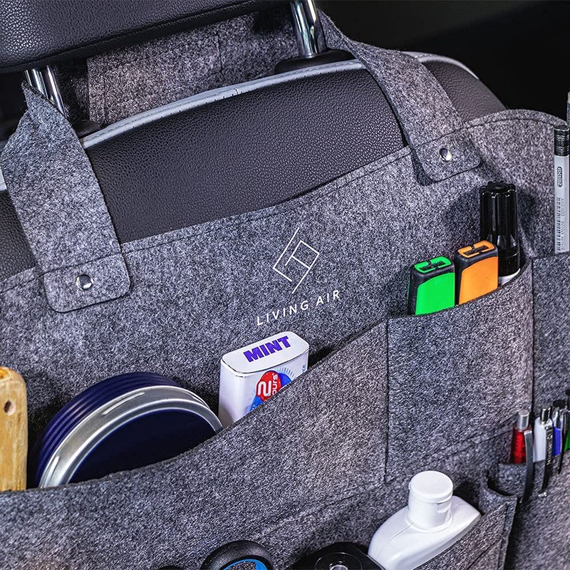 Living Air Car Organiser, Car Backrest Protector, Car Seat Organiser,