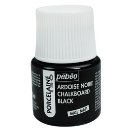 PEBEO Porcelaine 150 Paint, 45 ml Bottles, Chalkboard Black