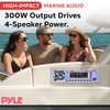 Pyle Marine Bluetooth Stereo Radio - 12v Single DIN Style
