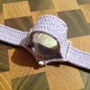 Geneva Light Purple Stretch Canvas Band Clear Rhinestones Watch Needs