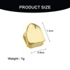 Grillz Gold Tooth Cap,18K Gold Silver Plated Grillz,Hip Hop Teeth
