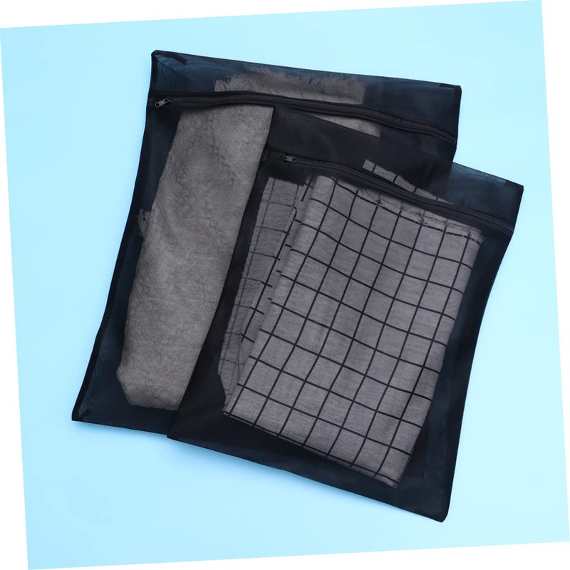 Gatuida 6Pcs Mesh Washing Bags Polyester Laundry Bags for Zipper