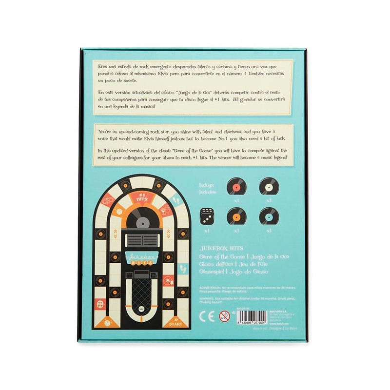 balvi Board Game Jukebox Hits Colour Multicoloured The Goose Game