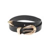Urban Classics Women's Belt, Black/Gold