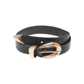 Urban Classics Women's Belt, Black/Gold