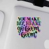 Holographic Decal Stickers of You Make My Heart Go Boom