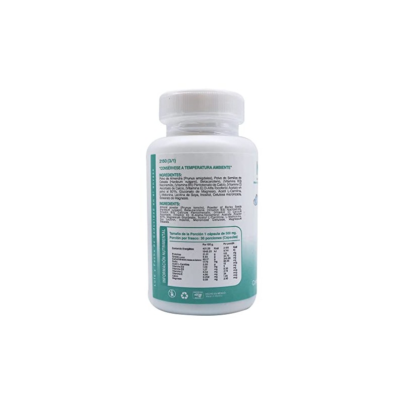 Memca 30 Cap | Lab. Shela | Desempeño mental, mejora