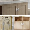 Sliding Door Stainless Steel Security Latch for Sheds & Entryways Latch 10ea