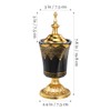 MAGICLULU Electric Incense Burner Ceramic Iron Censer with Middle Eastern