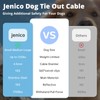 jenico Dog Tie Out Cable: 10ft Dog Leads for Yard