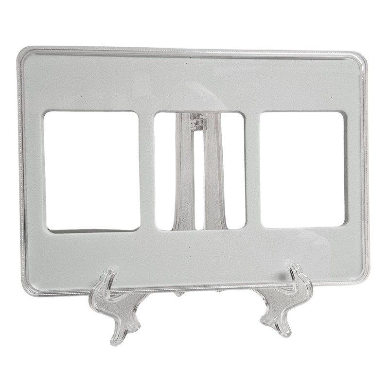 Generic Premium Acrylic Coin Display Storage Case for 3 American