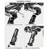 QWORK® Bike Stem Riser, Aluminum Alloy Bicycle Handlebar Extender for