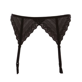 Wonderbra Women's Glamour Suspenders, Black, One size