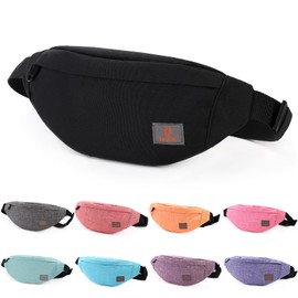 TINYAT Small Fanny pack for Men Women Waist Bag Belt Bag Money Pouch Lightweight Fanny Pack for Kids T201