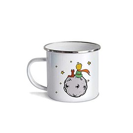 Rapoza Collective - Pocillo EL PRINCIPITO Y EL ZORRO, Taza 10oz (300ml), Pewter Cup LITTLE PRINCE AND FOX, Perfecta para la Oficina o Regalo