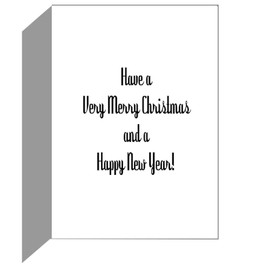 CafePress Drag Race Christmas Tree Greeting Card (20-pack), Note Card with Blank Inside, Birthday Card Glossy