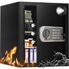 YAYAG Home Safe Box, 2.5 Cu Ft Steel Safety Safe