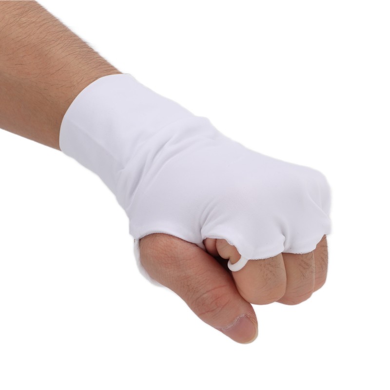 Elastic Golf Half Finger Glove Men Women Ice Silk Sunscreen