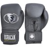 Huracan Premium Boxing Gloves Black Satin 14oz – Velcro