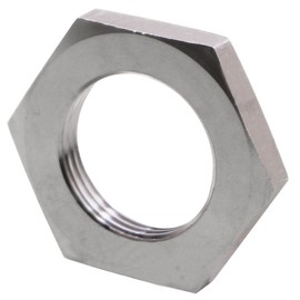 DERNORD Cast Pipe Fitting Stainless Steel 304 Hex Locknut 3/4 Inch NPT Female (Pack of 2)