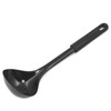Chef Craft Basic Nylon Cooking/Serving Ladle, 12 inch, Black