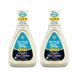 Ken's Steak House Lite Chunky Blue Cheese Dressing (16 Fl Oz, Pack of 2)