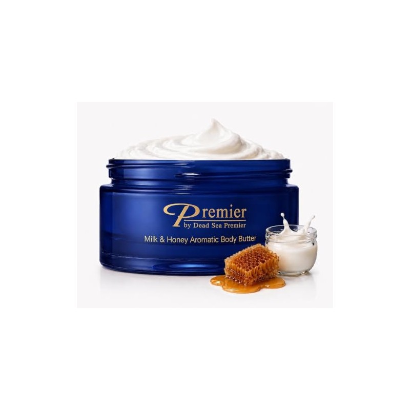 Premier Dead Sea Aromatic Body Butter- Milk and Honey, 175ml