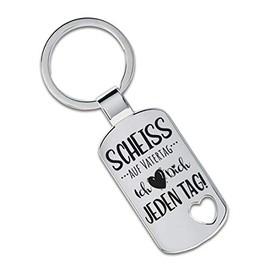 Lieblingsmensch Keyring Model: Scheiss auf Vatertag!, Cut out heart