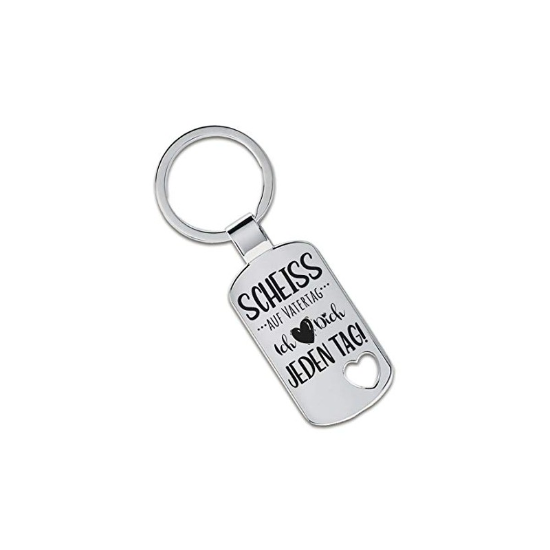 Lieblingsmensch Keyring Model: Scheiss auf Vatertag!, Cut out heart