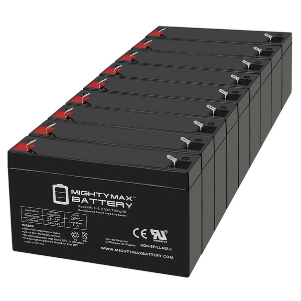 Mighty Max Battery 6V 7Ah SLA Battery Replacement for Power