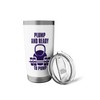 Plump and Ready to Pump funny gym barbell kettlebell Stainless