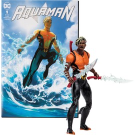 McFarlane Toys - DC Direct Page Punchers - Figura de acción Aqualad de 7 Pulgadas con cómic Aquaman