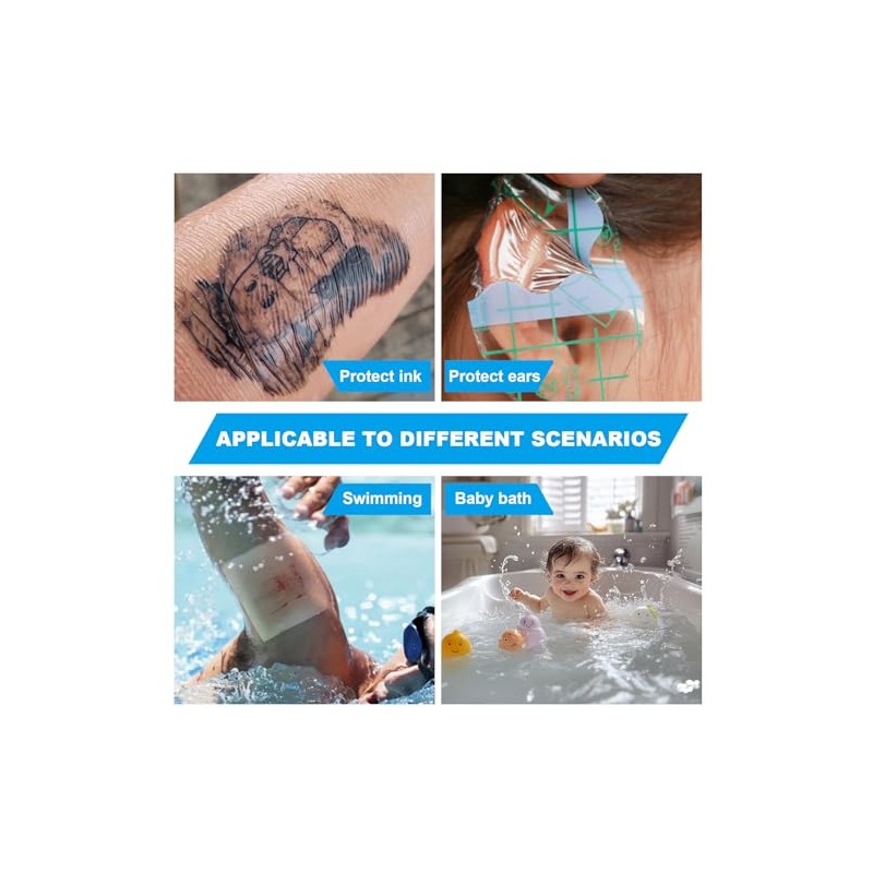 Emalla Waterproof Tattoo Aftercare Bandage - 3 Rolls