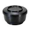 [Made of Heat-resistant ABS Resin] (Small) Split Rice Dish, Black