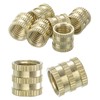 sourcing map Knurled Insert Nuts, 8Pcs M8 x 10mm(L) x