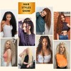 24 Inch Curly Ended Dreadlock Extensions Handmade Synthetic Dreads SE